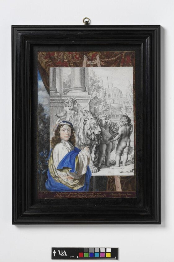 Self-portrait (1662) by L.R. Werner