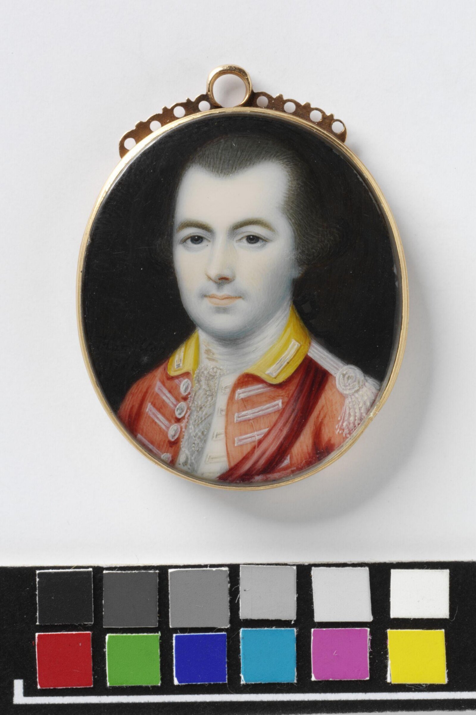 Portrait of an unknown man, Gustavus Hamilton, 1768