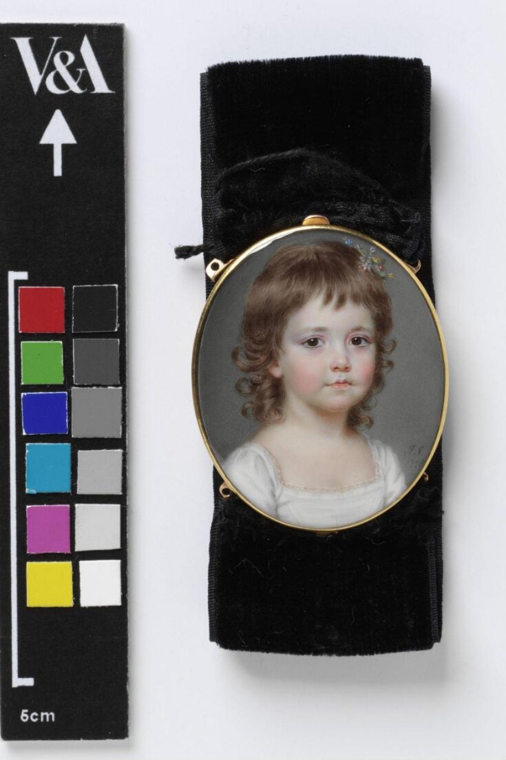 Portrait of Dorothea Capper, aged about 8 top image