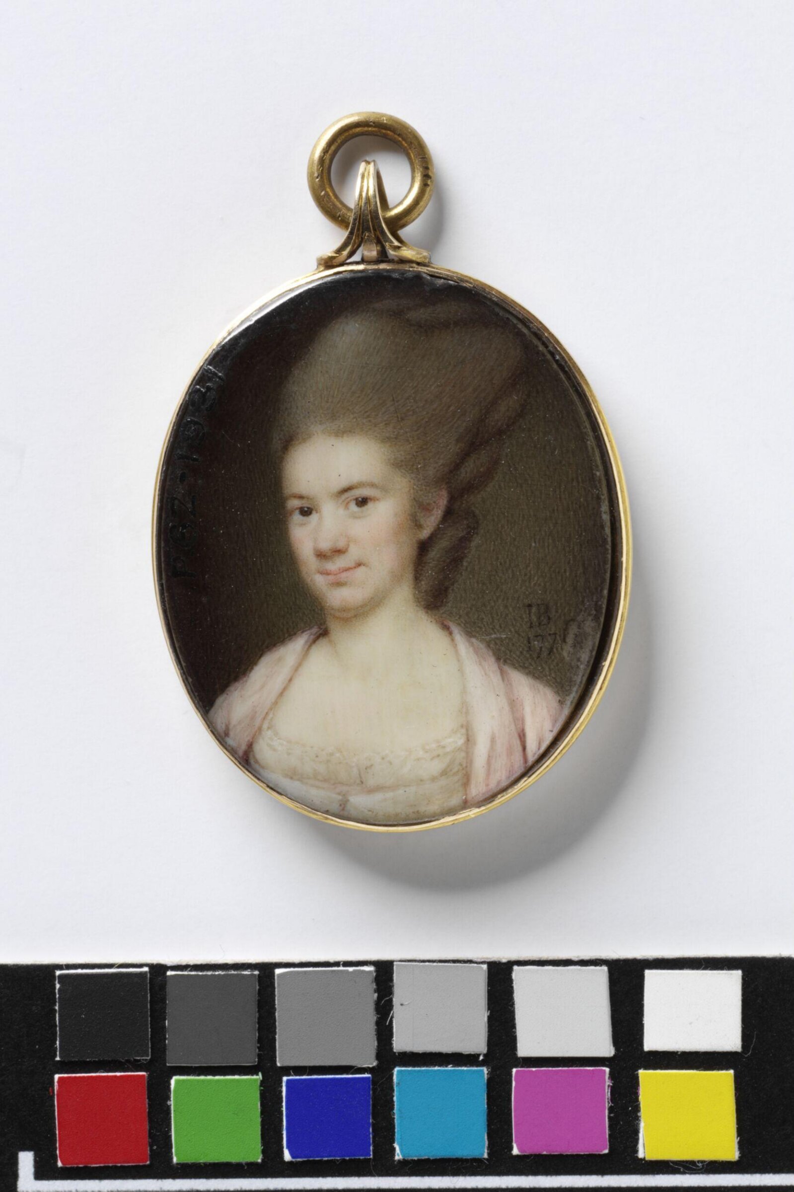 Portrait of a woman in pink, John Bogle, 1776