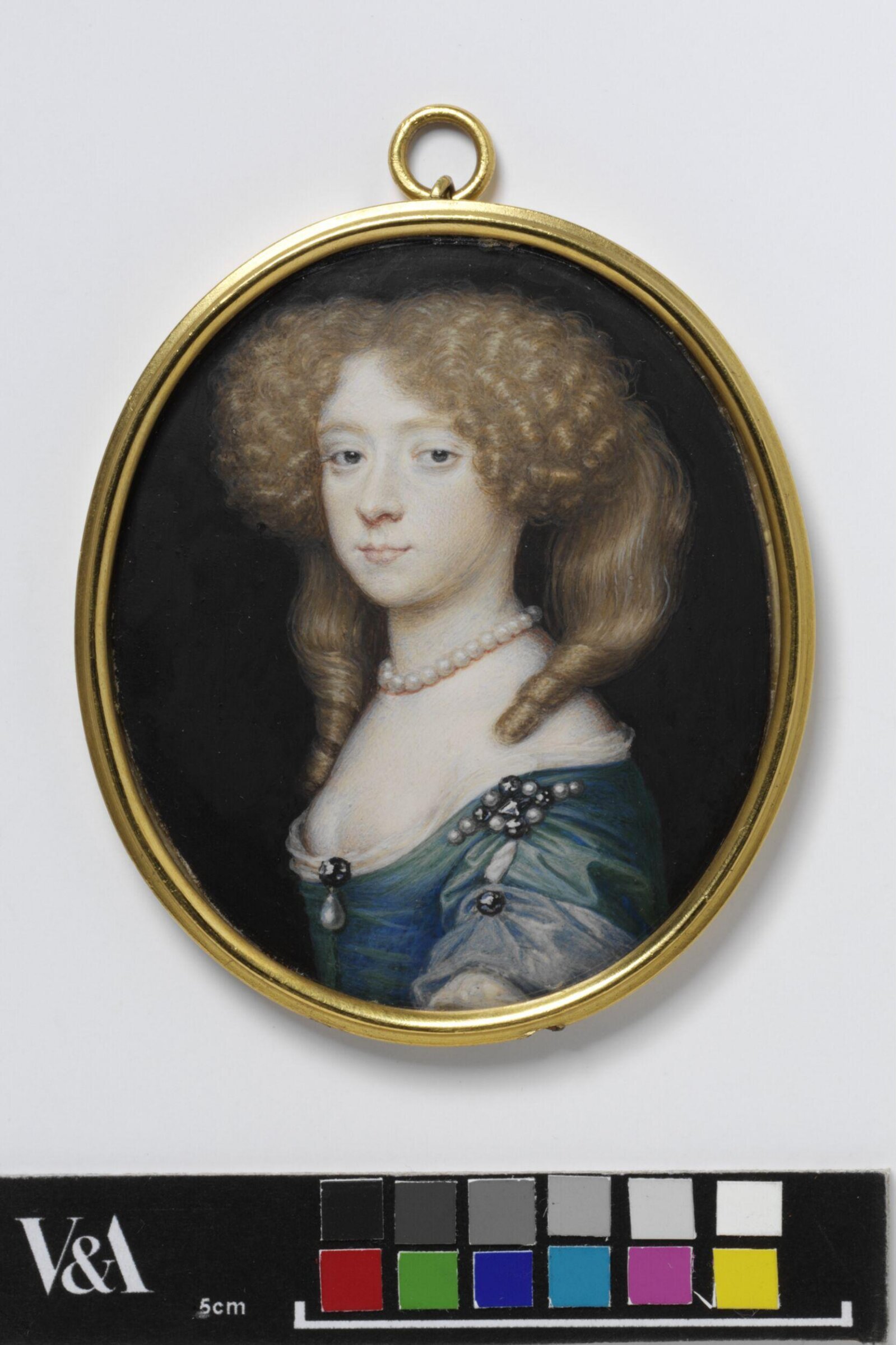 Unknown Woman, said to be Frances Jennings, later Duchess of Tyrconnell, Richard Gibson, 1672-1675