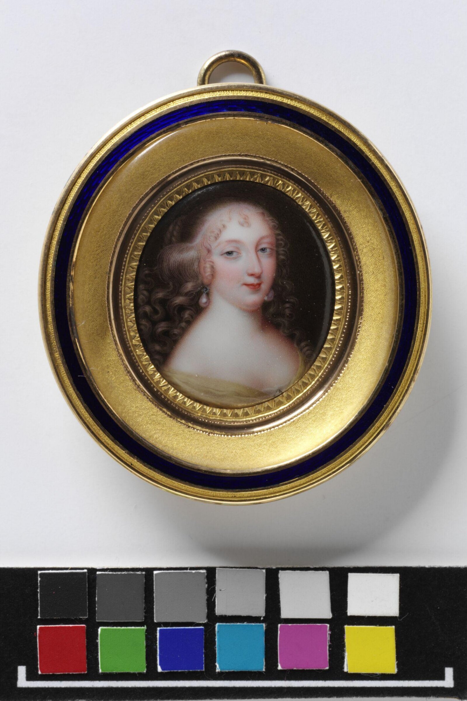 Portrait of an unknown woman, possibly the Comtesse de Grignan (1648-1705), daughter of Madame de Sevigne, Jean Petitot, 1670s