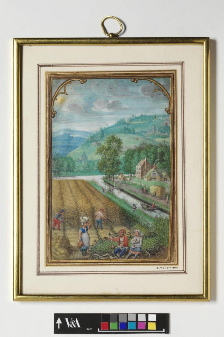 Miniatures showing the labours of the months top image