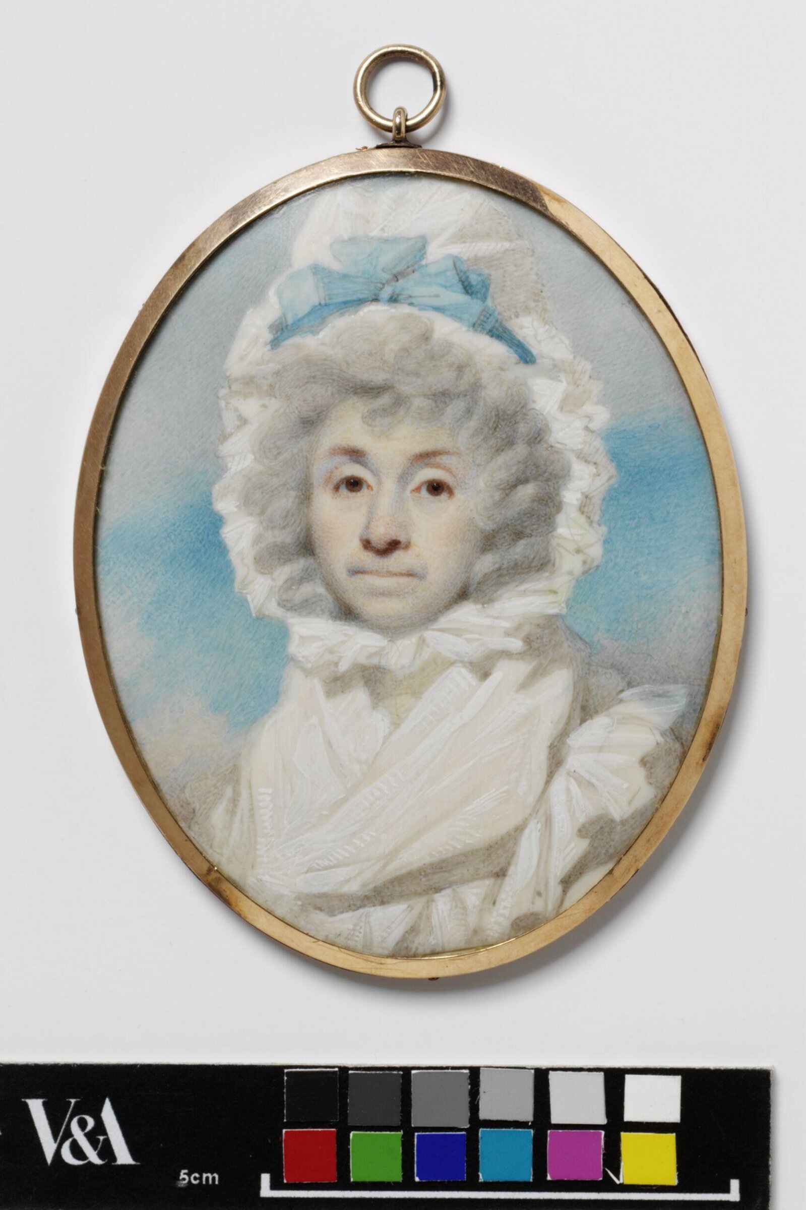 Portrait miniature of an unknown woman, George Chinnery, 1793