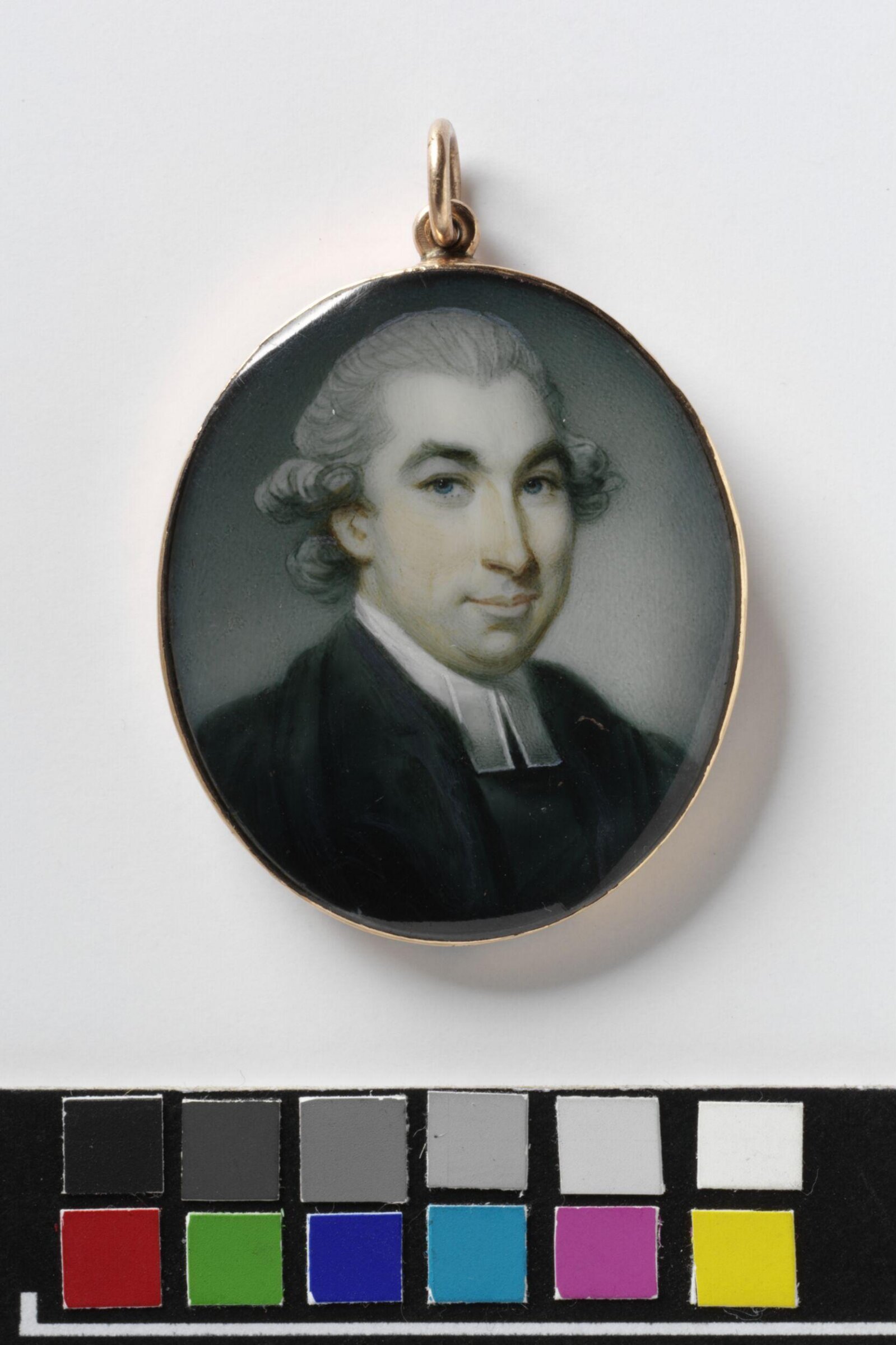 Portrait of an unknown clergyman, Richard Crosse, ca. 1775