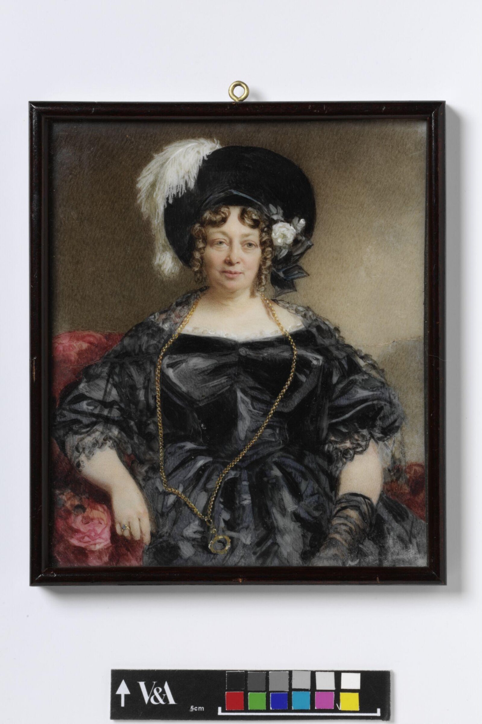 Portait of an unknown woman, Thomas Heathfield Carrick, ca. 1841-1845