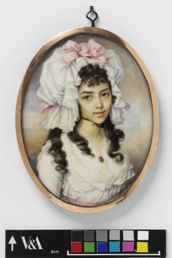Portrait Miniature of an Unknown Girl