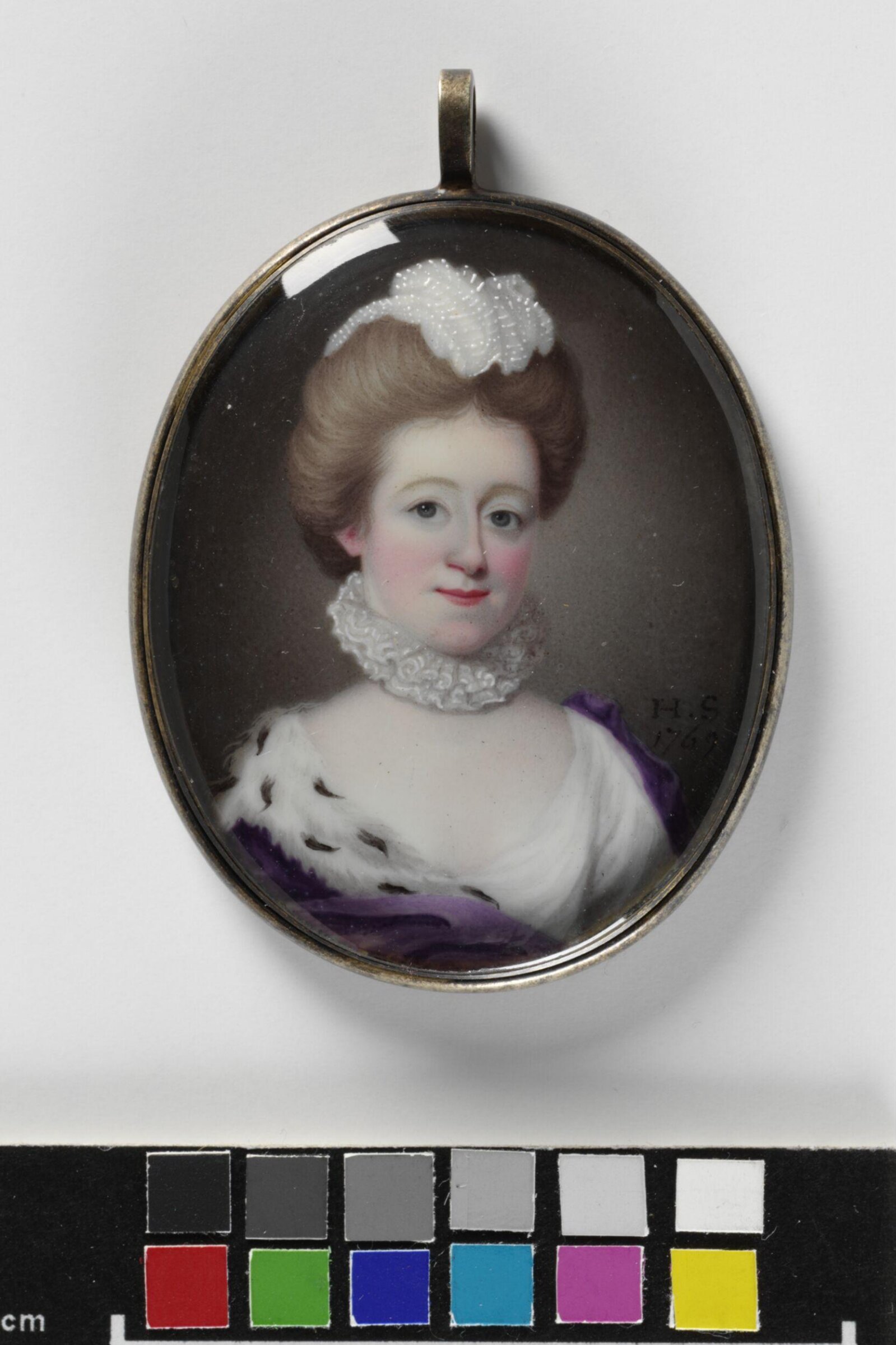 Portrait of an unknown woman, Henry Spicer, 1769