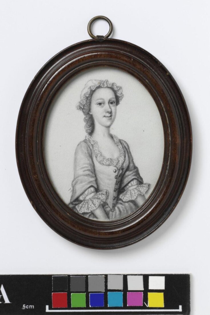 Portrait miniature of a girl, said to be aged 12 top image