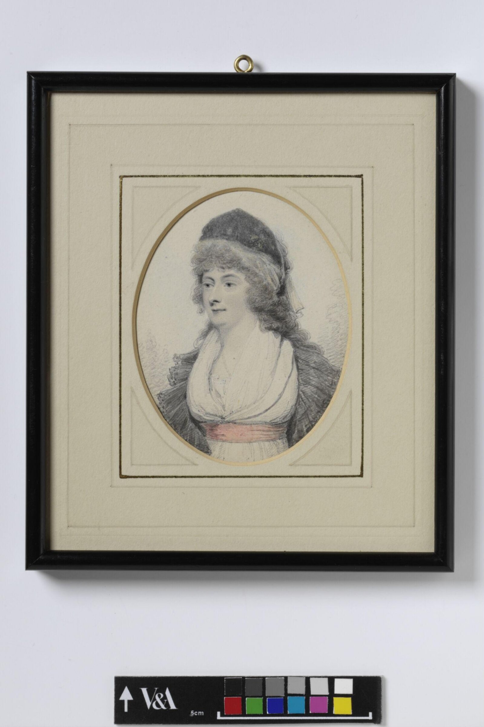 Portrait of an unknown woman, Henry Edridge, ca. 1800