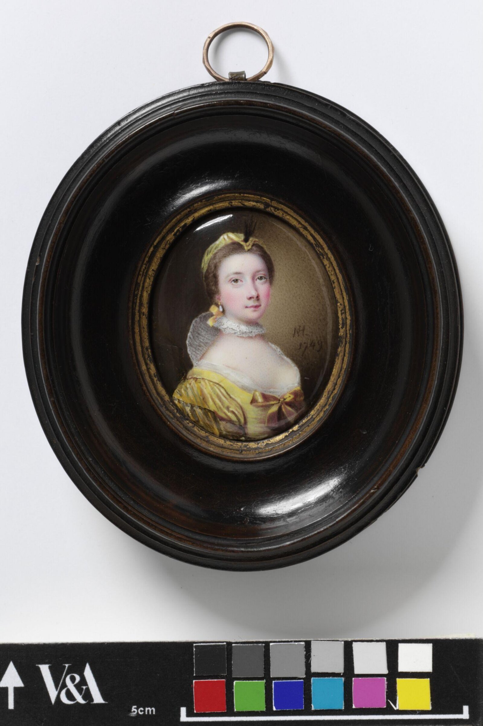 Portrait of an unknown woman, Nathaniel Hone, 1749