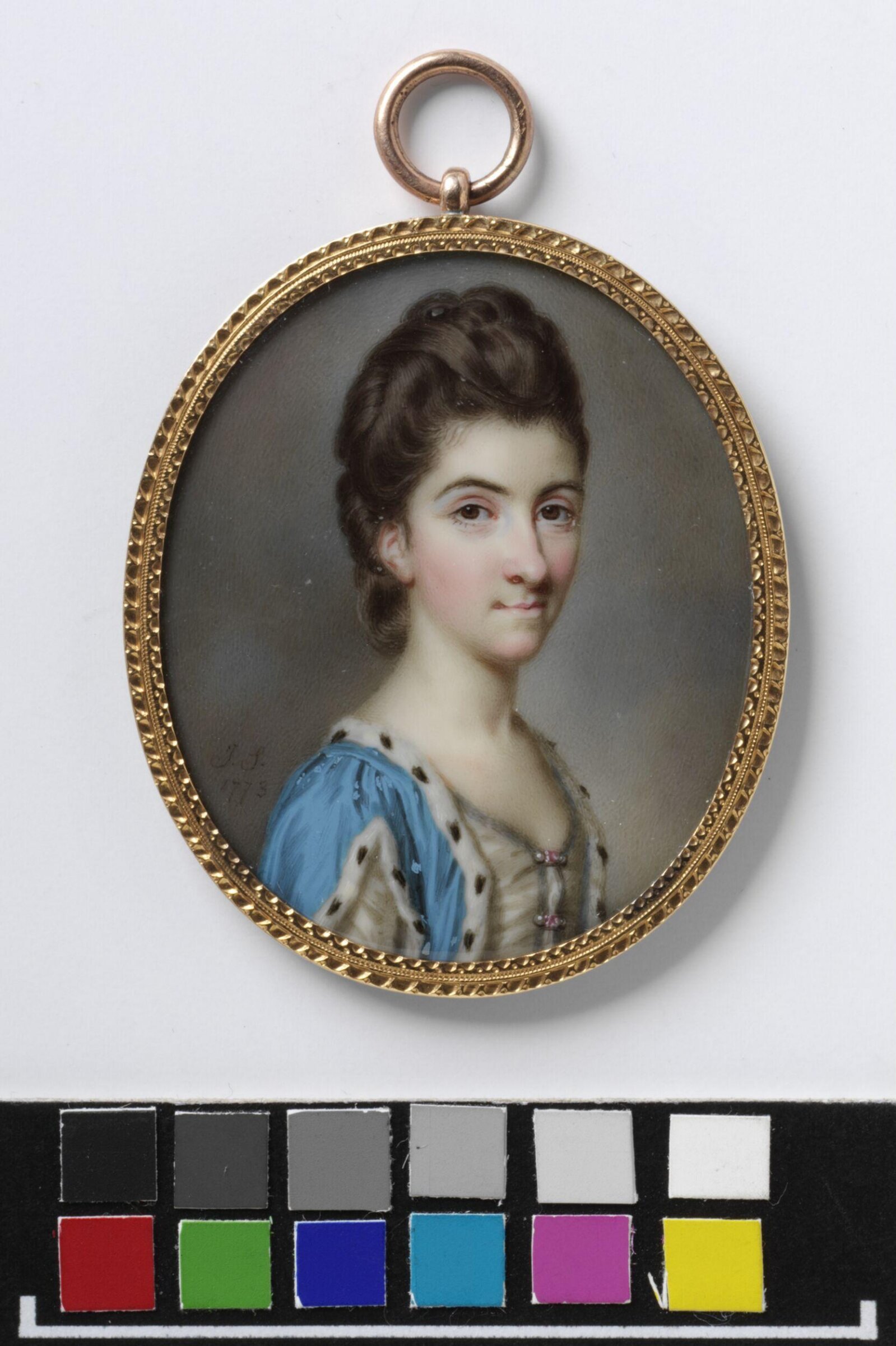 Portrait of an unknown woman, John Smart, 1773