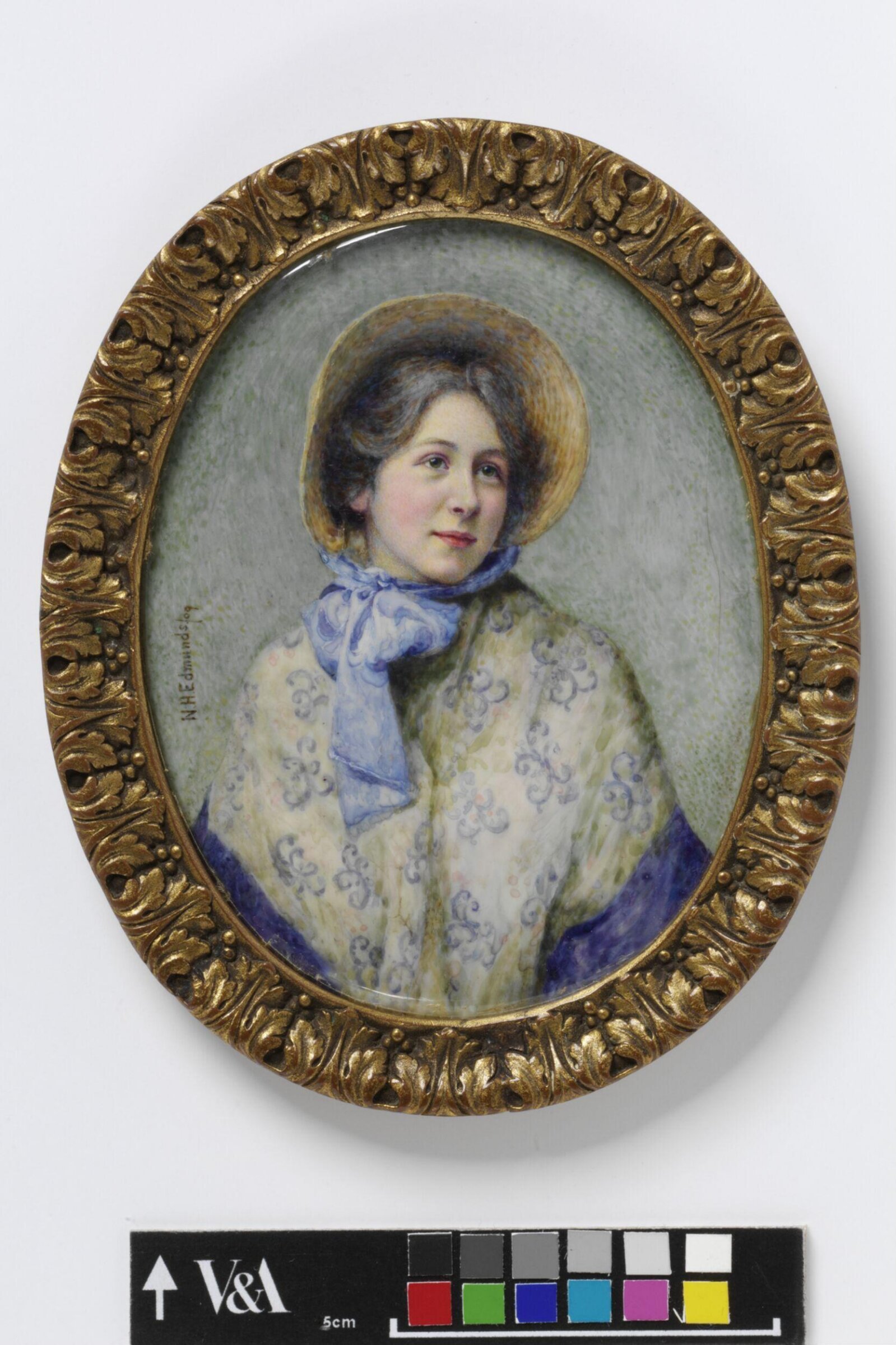 Portrait Miniature of Eileen Marshall, Nellie M. Hepburn-Edmunds, 1909