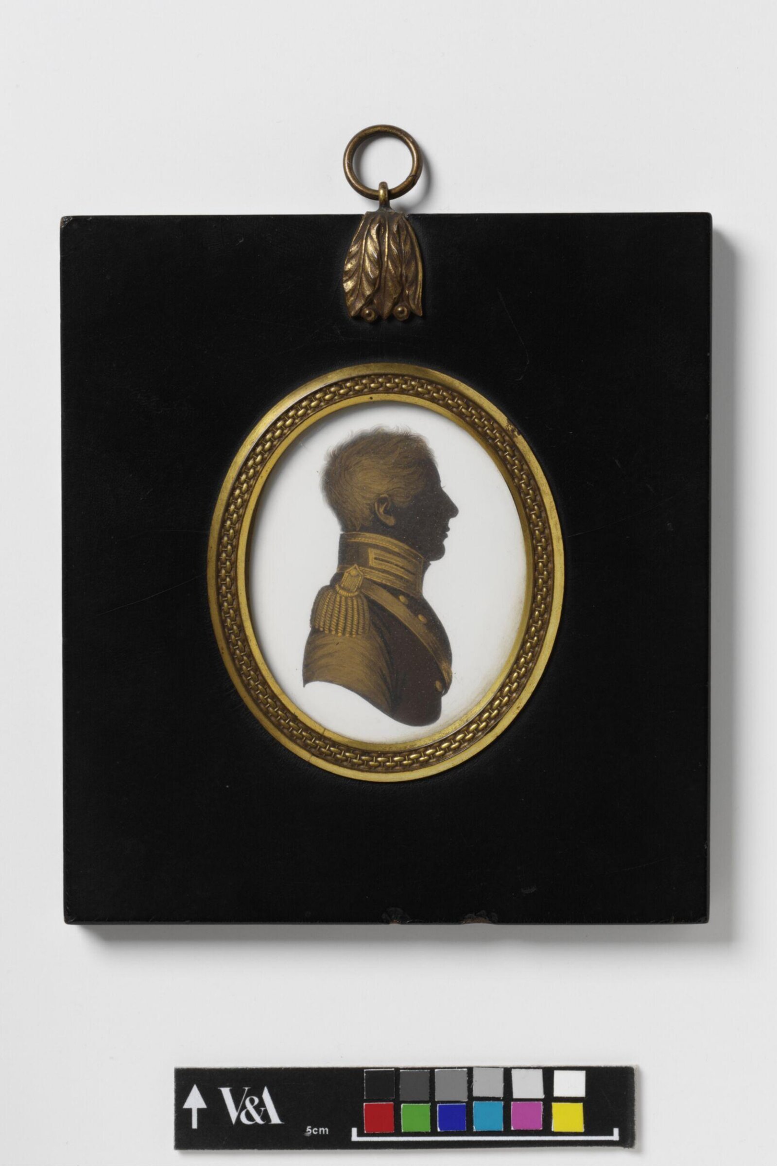 Portrait of an unknown army officer, John Miers, ca. 1800-1820