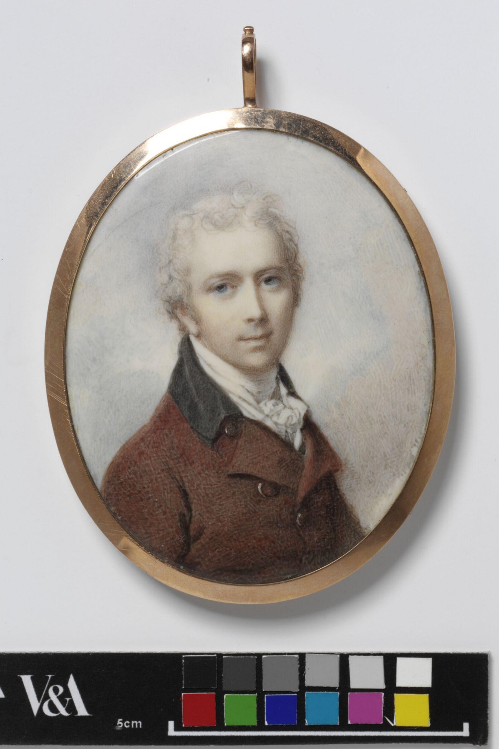 An unknown young man, Richard Cosway, 1801