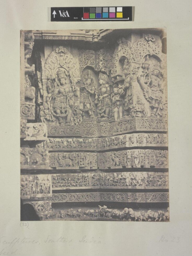 Hindoo Temple Sculptures, Southern India, Hullabeed top image
