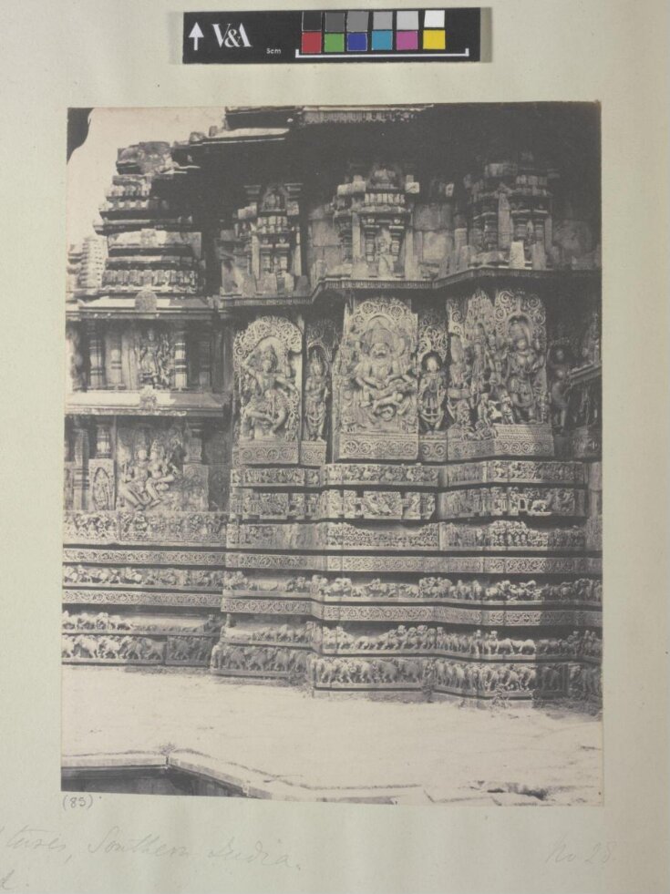 Hindoo Temple Sculptures, Southern India, Hullabeed top image