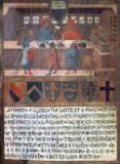 Tavoletta di Biccherna: The Camarlingo Niccolò di Leonardo della Gazaia, His Scrivener and Three taxpayers thumbnail 2