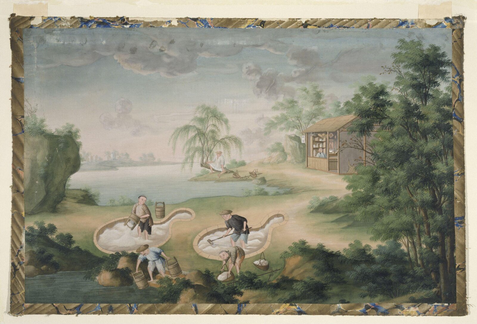 Men Treading China Clay in Pits, 1770-1790