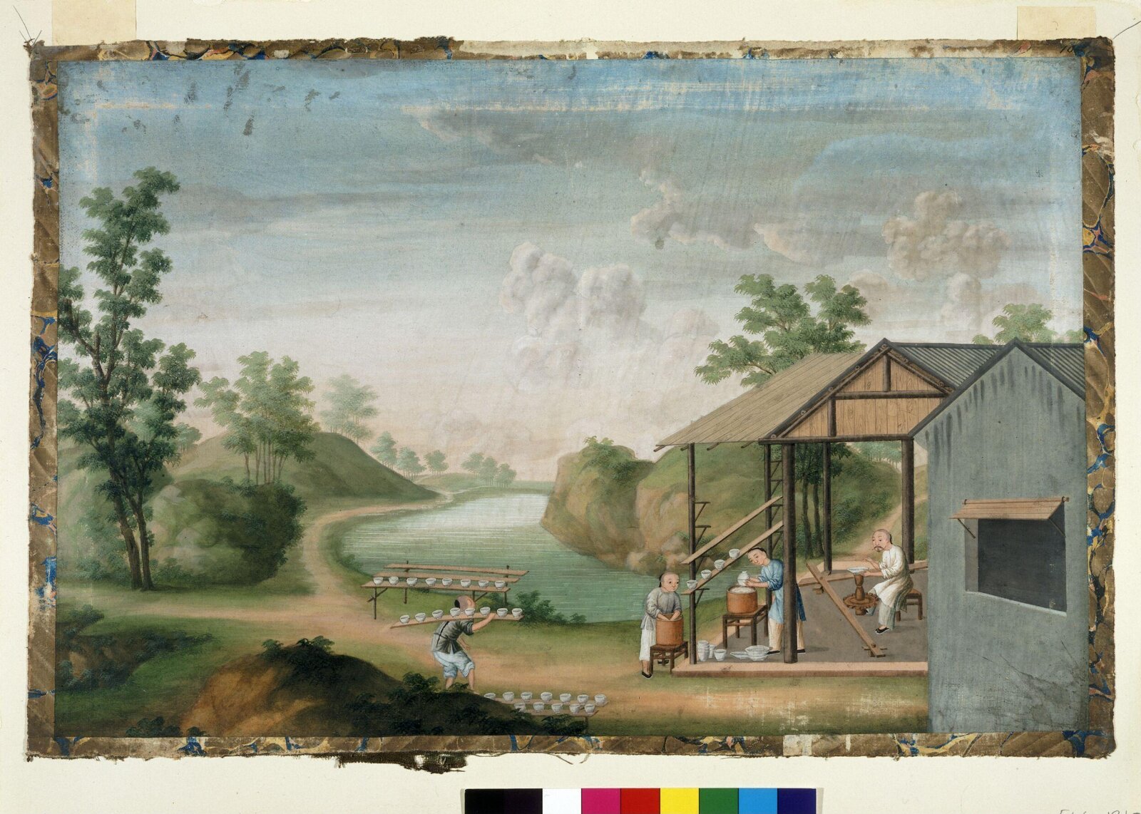 Applying Glaze, 1770-1790