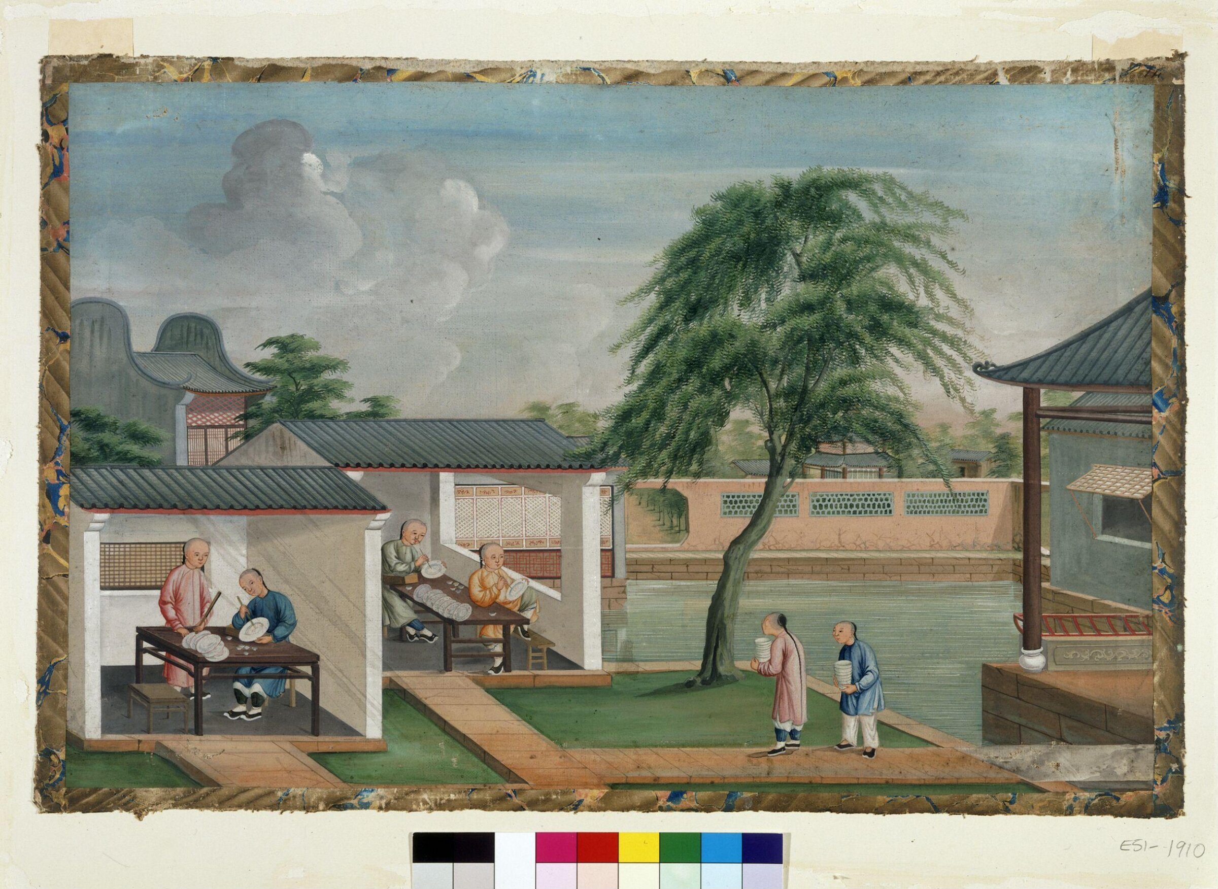 Potters Painting in Enamel Colours, 1770-1790