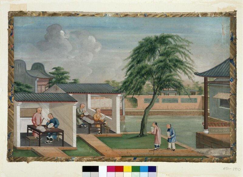 Potters Painting in Enamel Colours