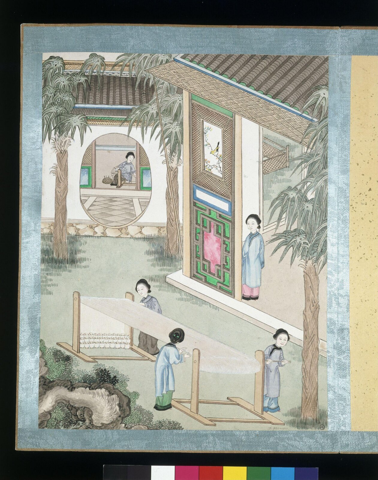 Preparing Warp Yarns, Jun Wu, 1870-1890