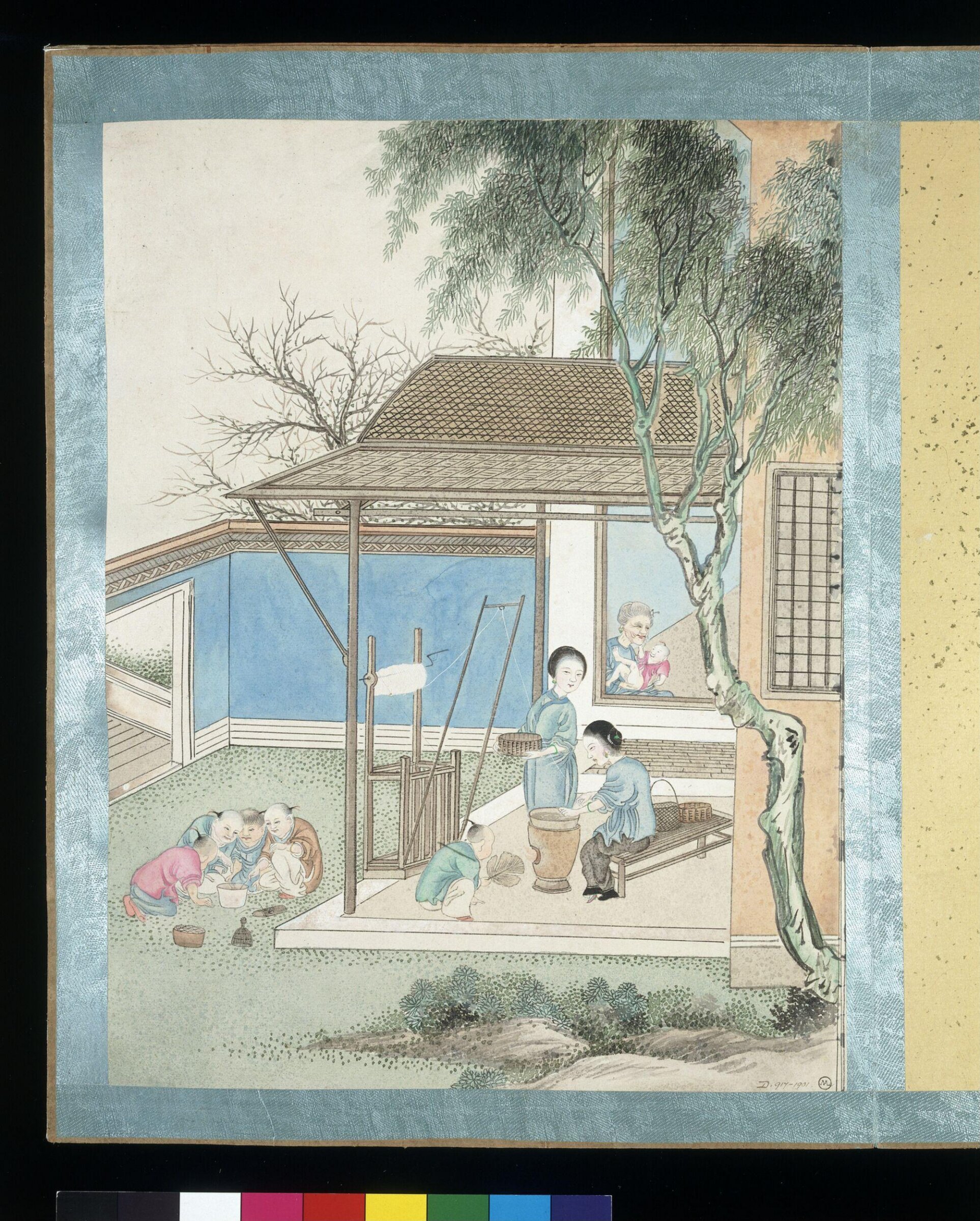Drawing Silk Filaments, Jun Wu, 1870-1890