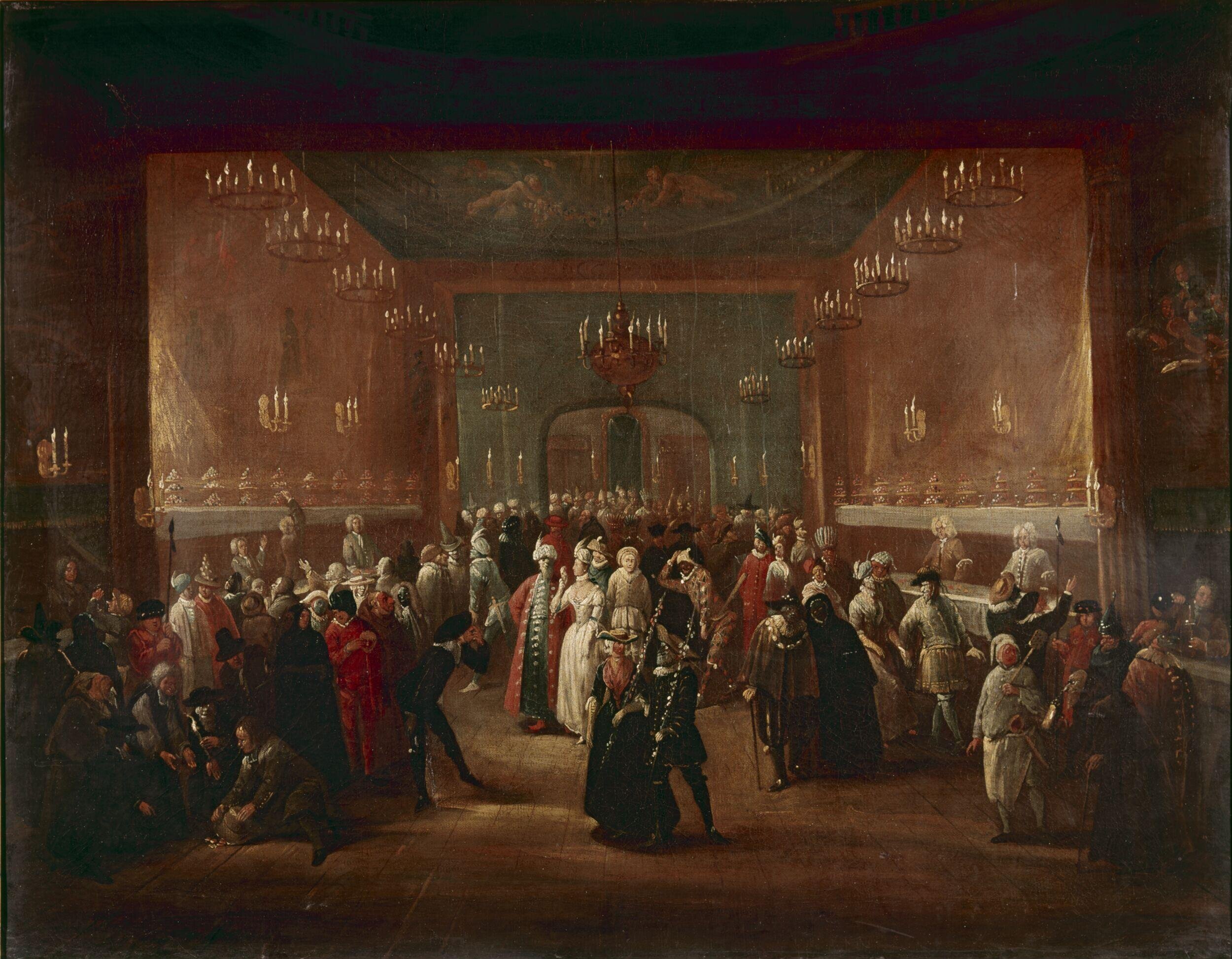 A Masquerade at the King's Theatre, Haymarket by Grisoni, Giuseppi