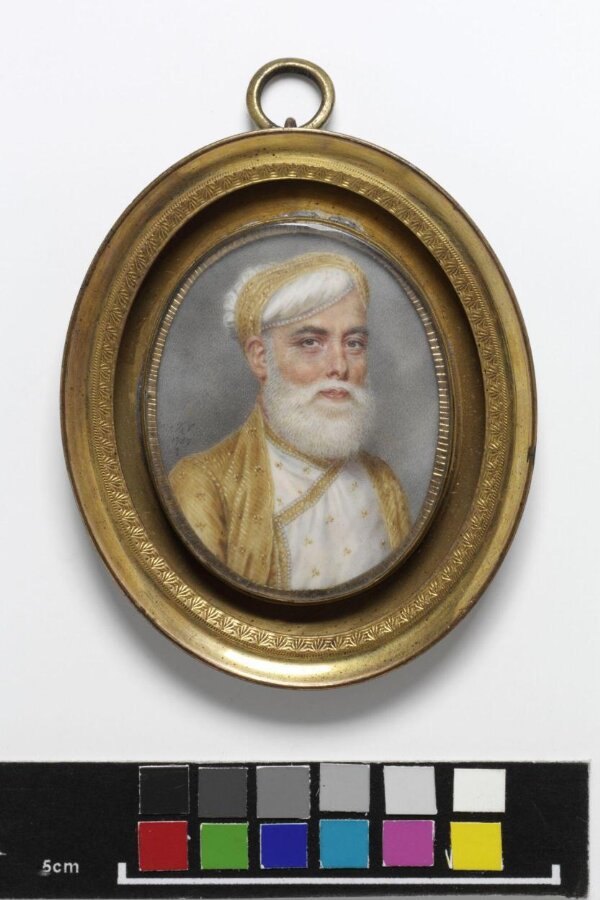 Portrait Miniature Of Muhammad Ali Khan also Known As Muhammad Ali 