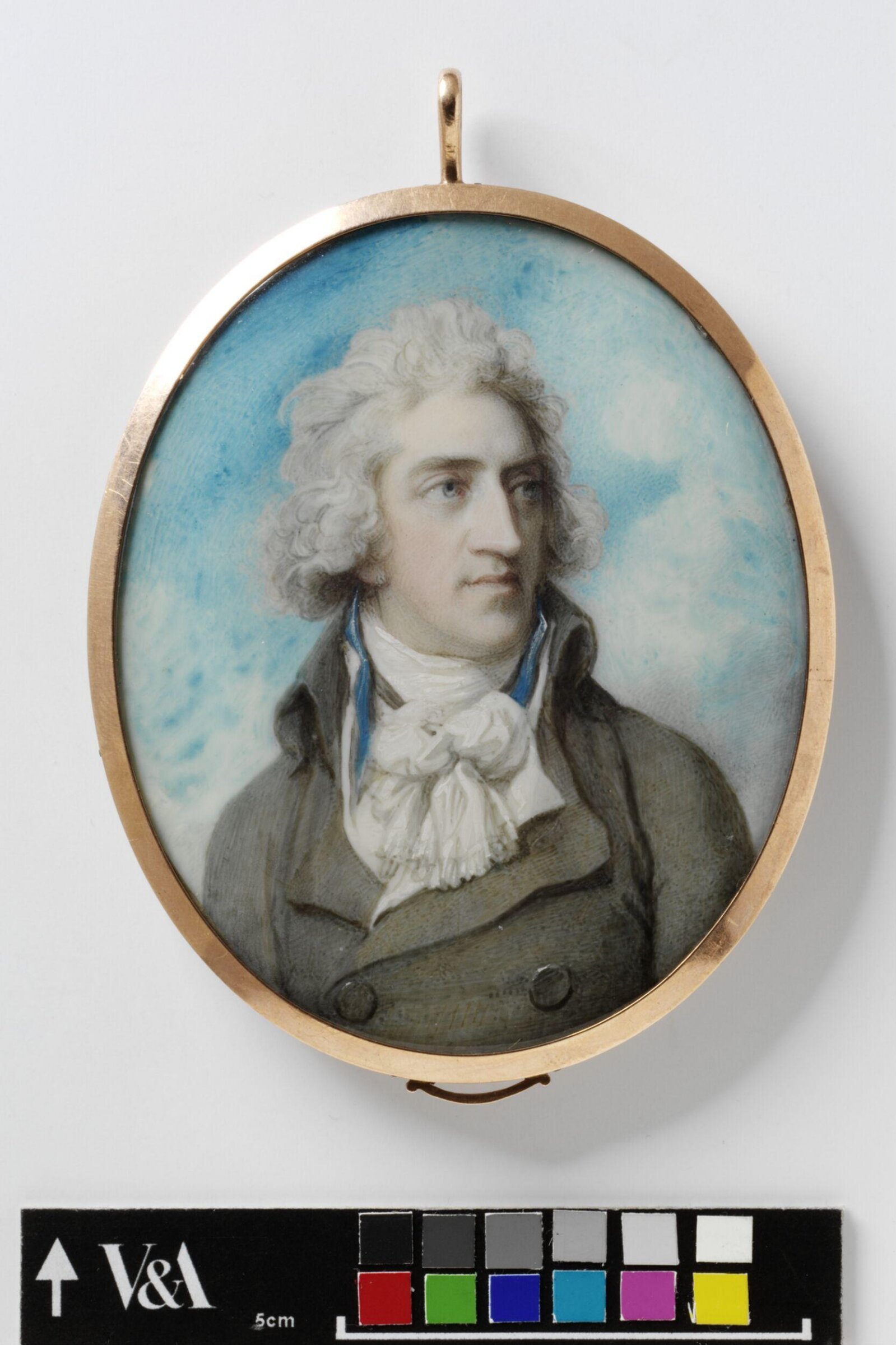 Portrait of an unknown man, Richard Cosway, 1793