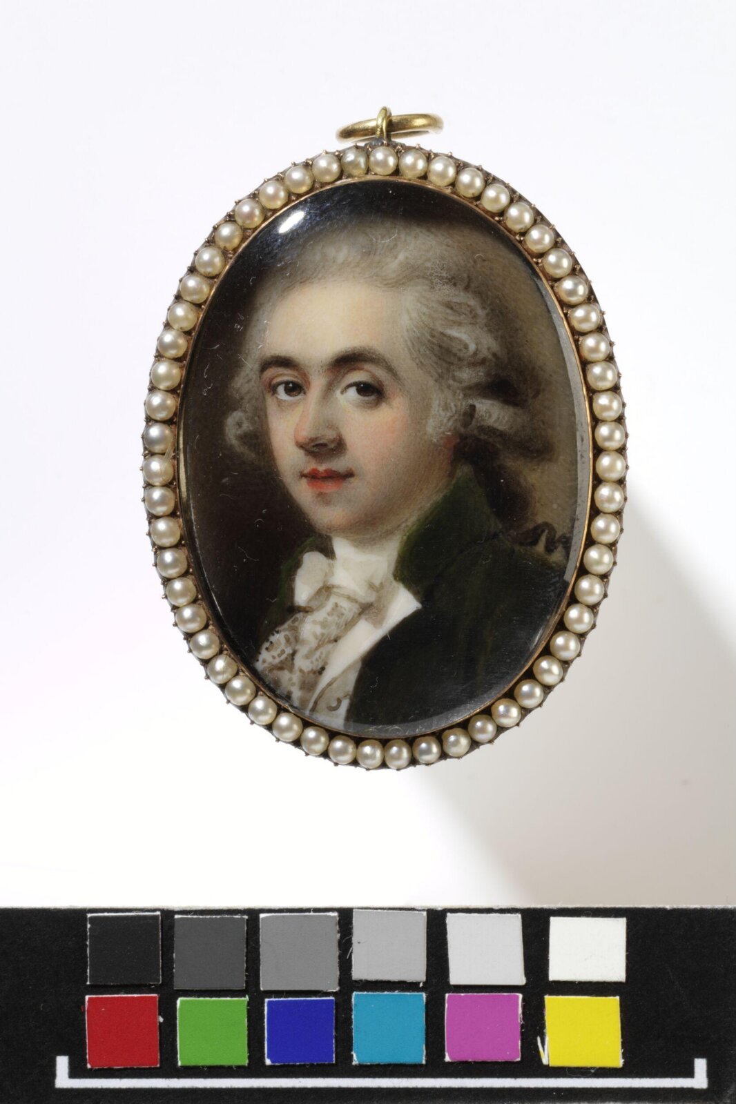 Portrait of an unknown man, Abraham Daniel, ca. 1780-1789