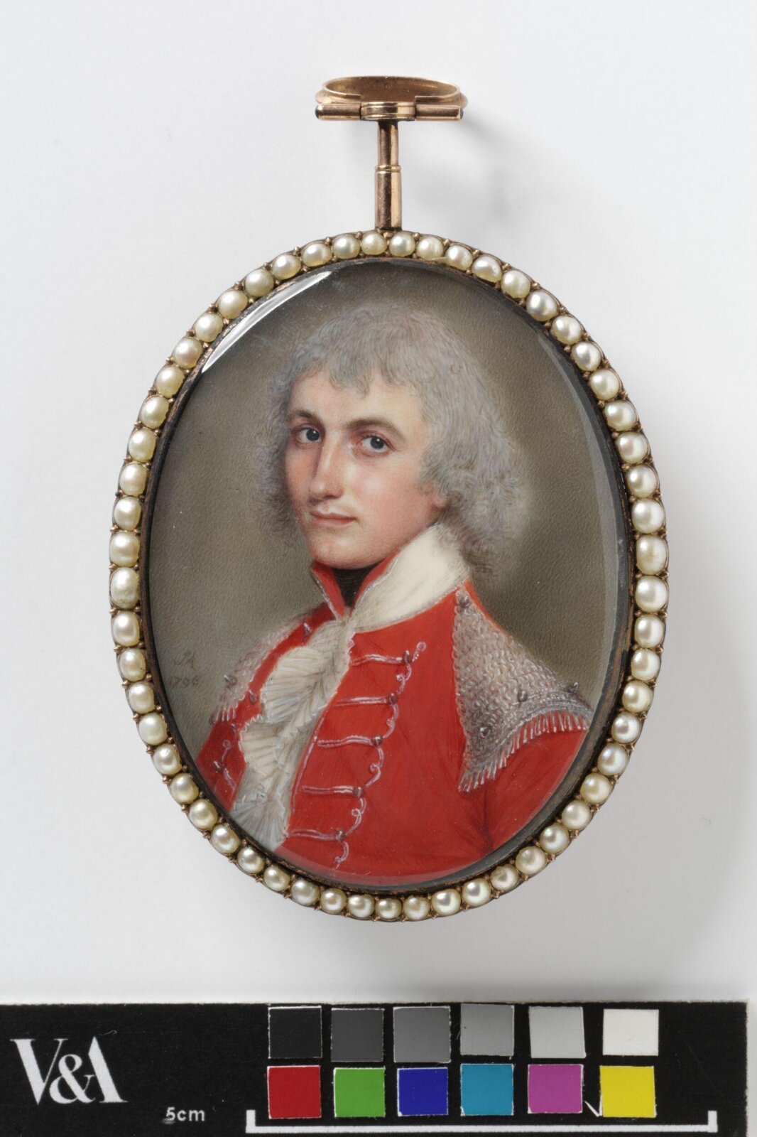 An unknown officer, called Thomas Nuttall, Samuel Andrews, 1796
