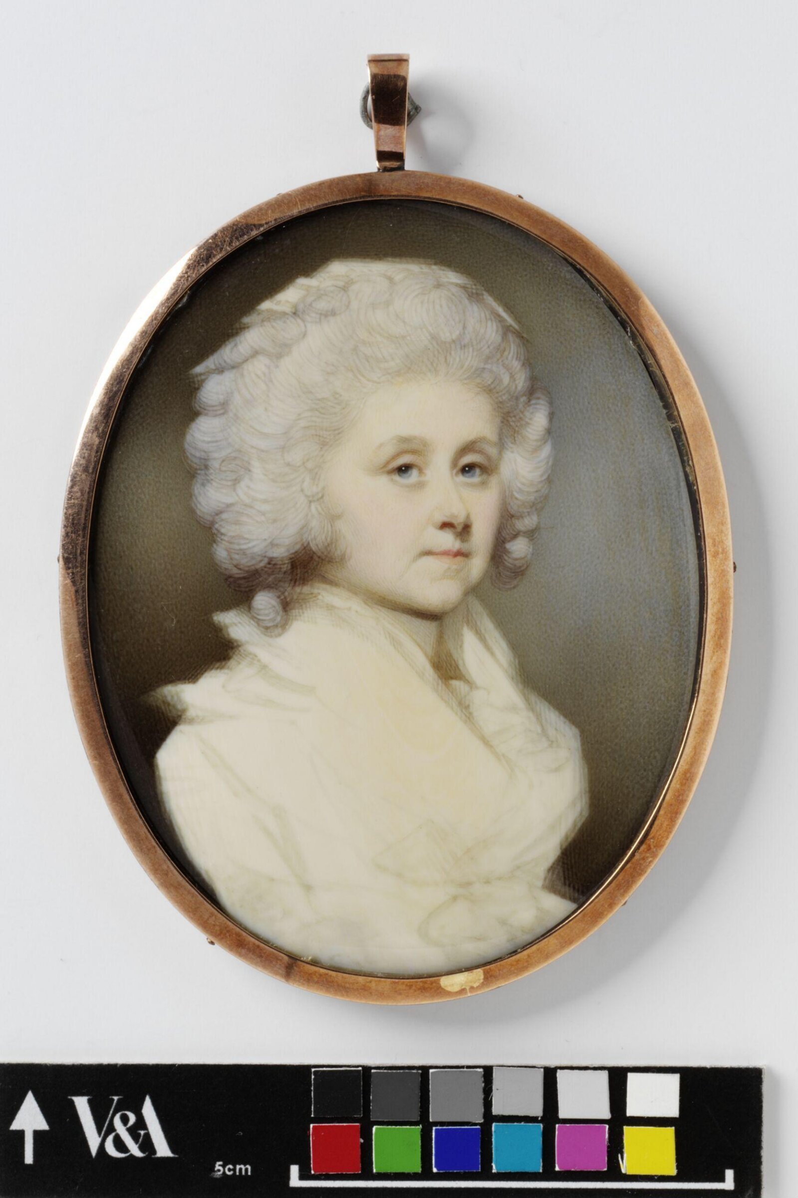 Unfinished portrait of an unknown woman, Jeremiah Meyer, late 1780s