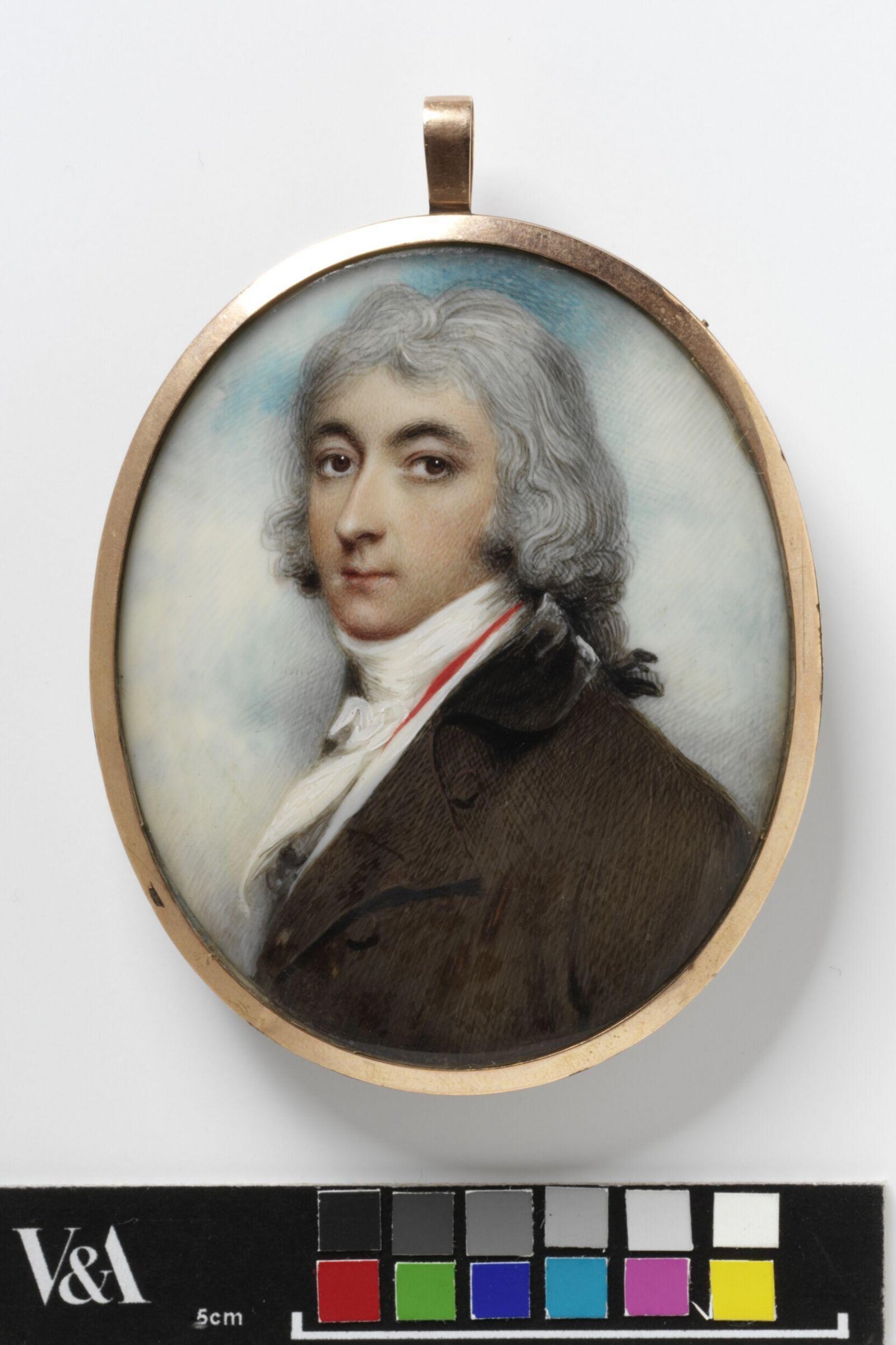 Portrait Miniature of An Unknown man, Andrew Plimer, 1790s