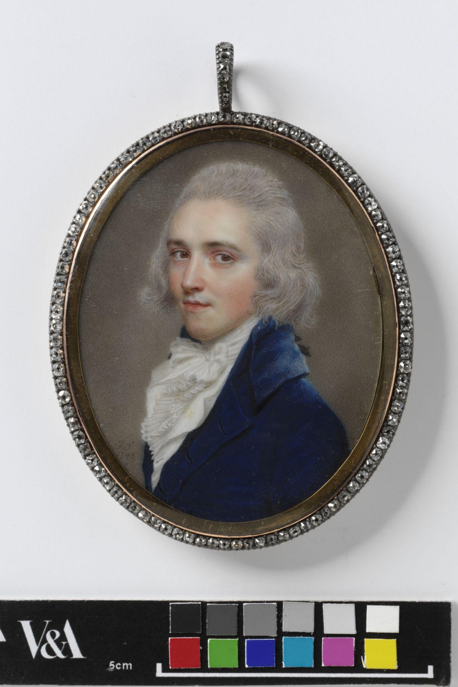 Portrait Miniature of an unknown man, John Smart, 1793