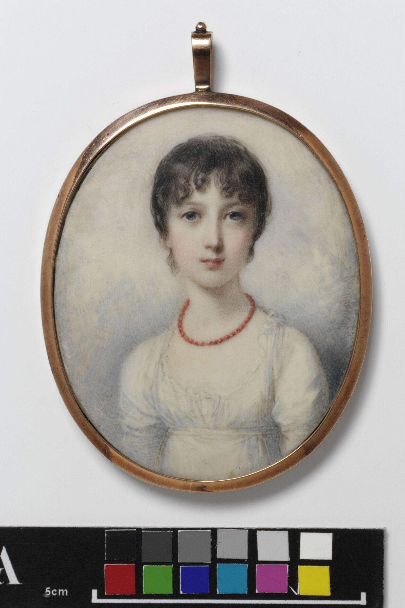 Portrait of Princess Amelia, youngest daughter of George III, Richard Cosway, 1802