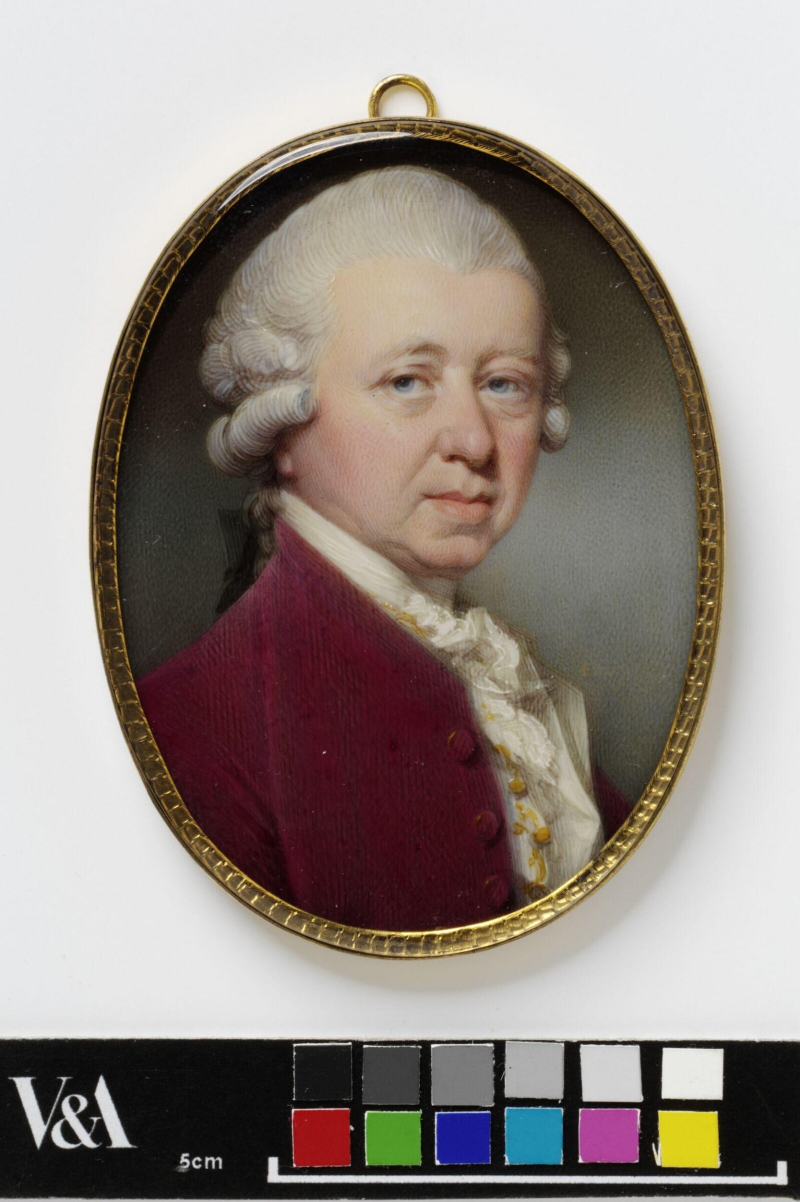 Portrait of an unknown man, Jeremiah Meyer, ca. 1780