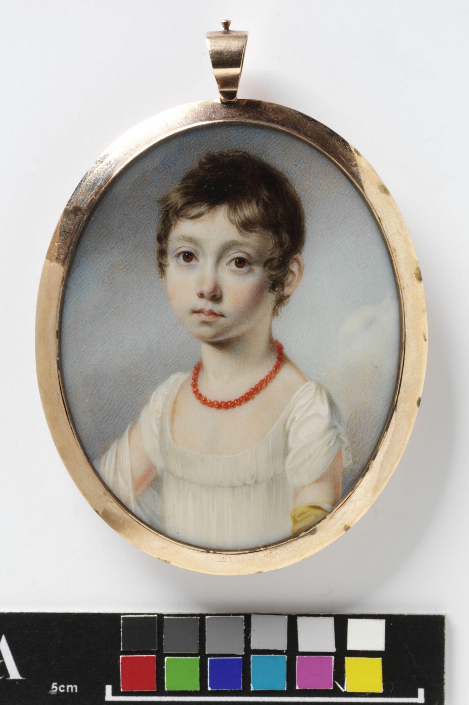 Portrait of an unknown girl, John Cox Dillman Engleheart, 1807