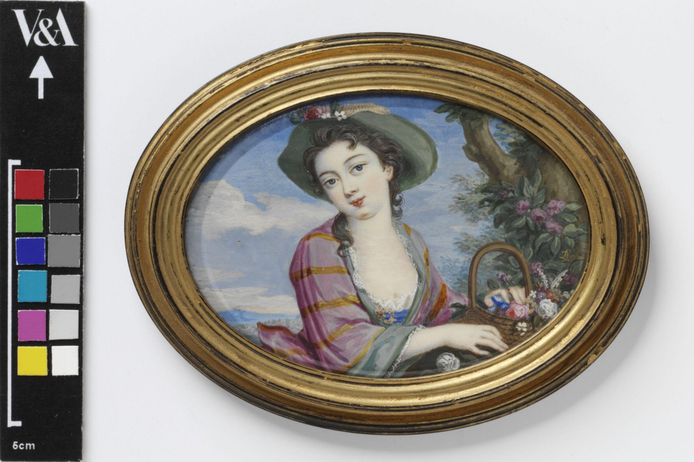 Unknown young woman as Flora, Bernard Lens, early 18th century