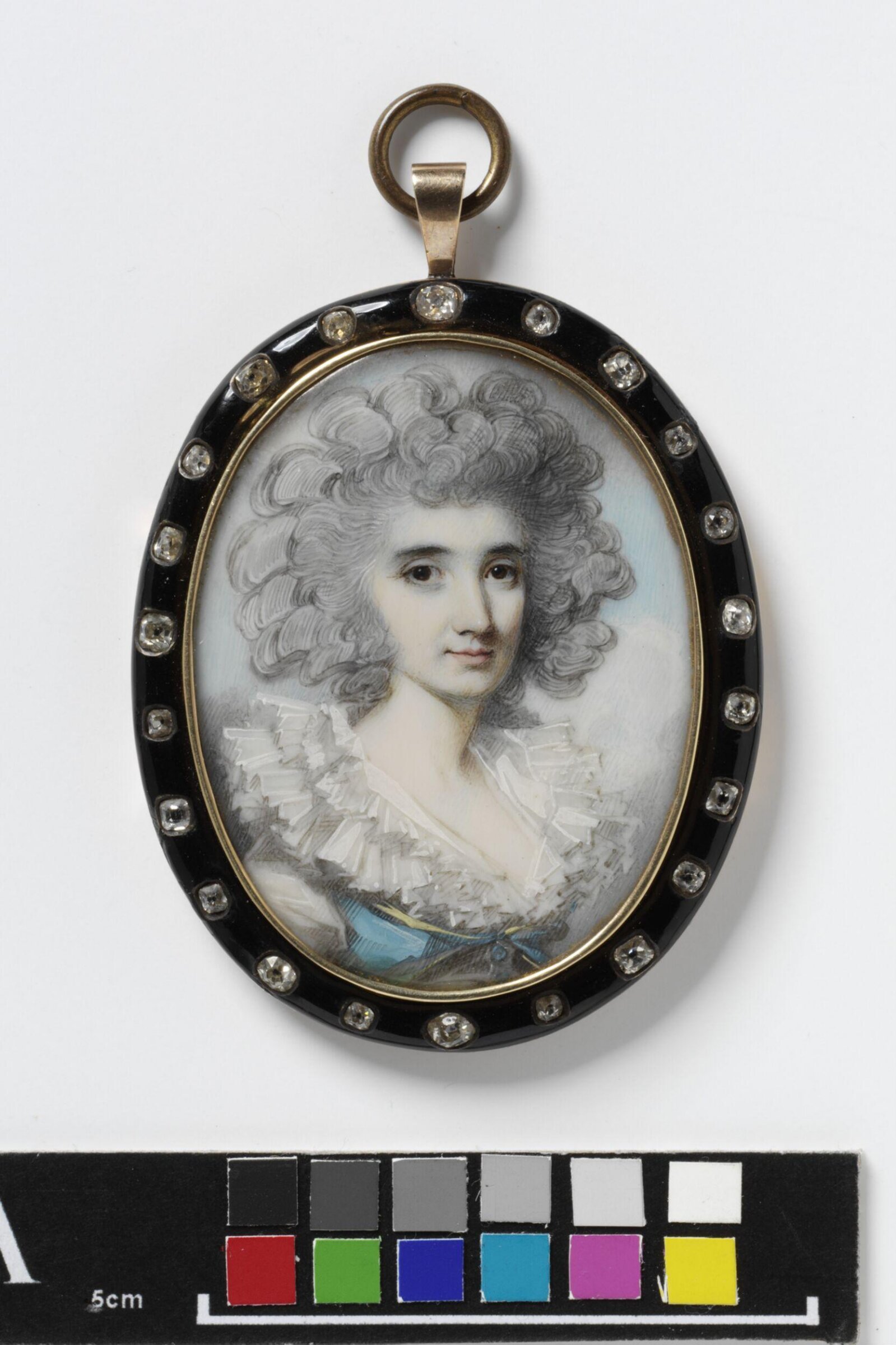 Portrait miniature of an unknown woman, George Engleheart, 1785-1790
