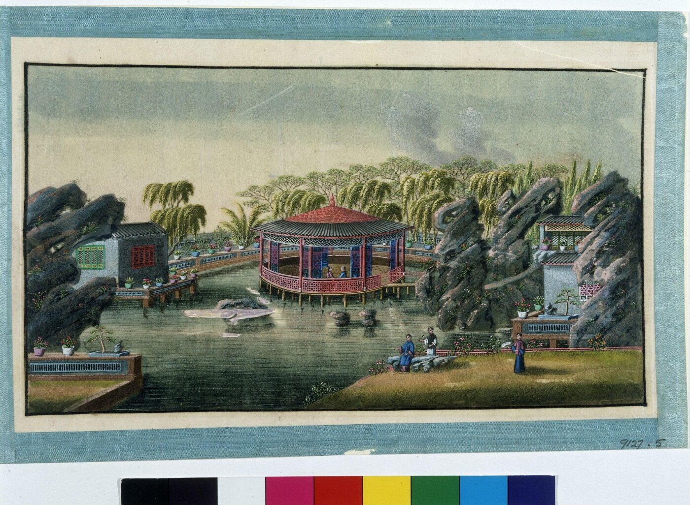 Unknown, Garden scene