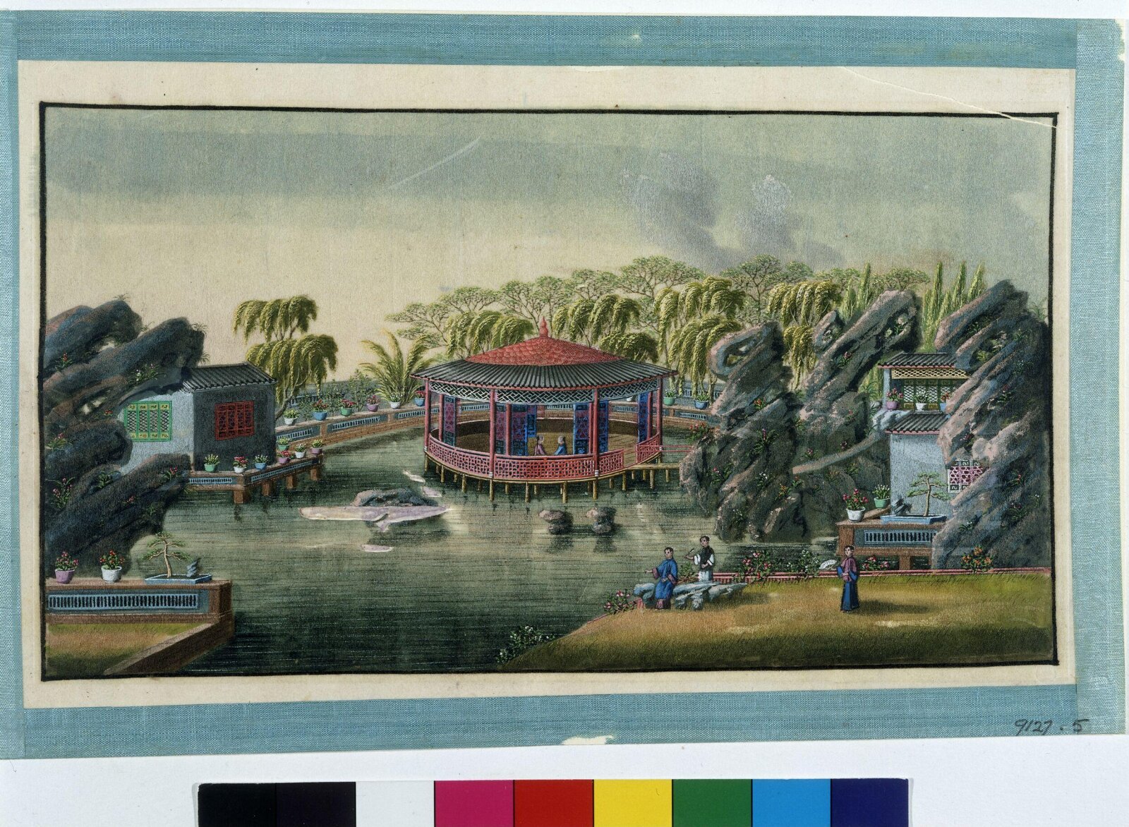 Garden scene, 1850-1870