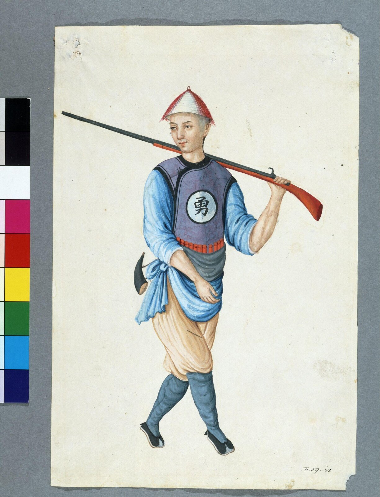 A Foot soldier, 1800-1830
