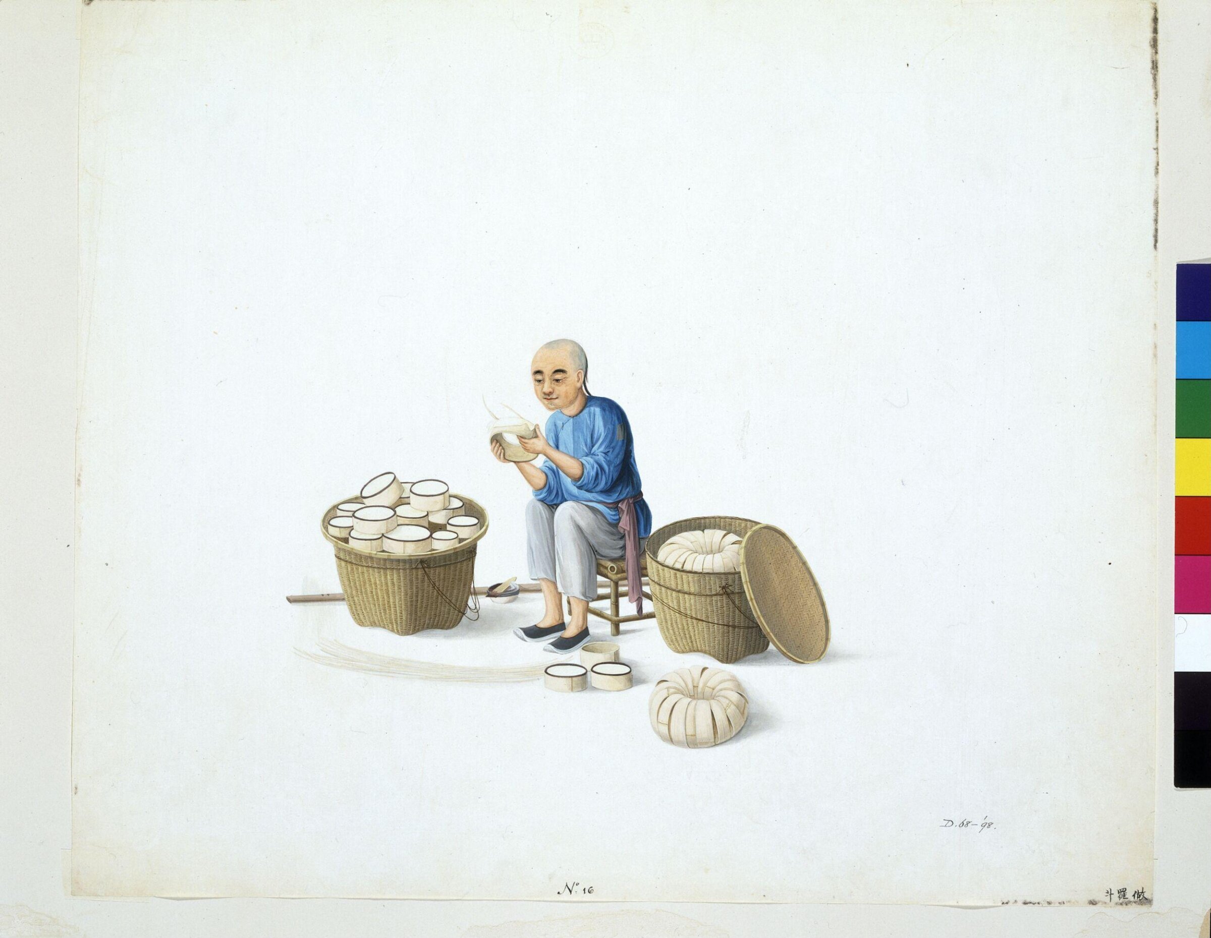 A Sieve Maker, Puqua, ca. 1790