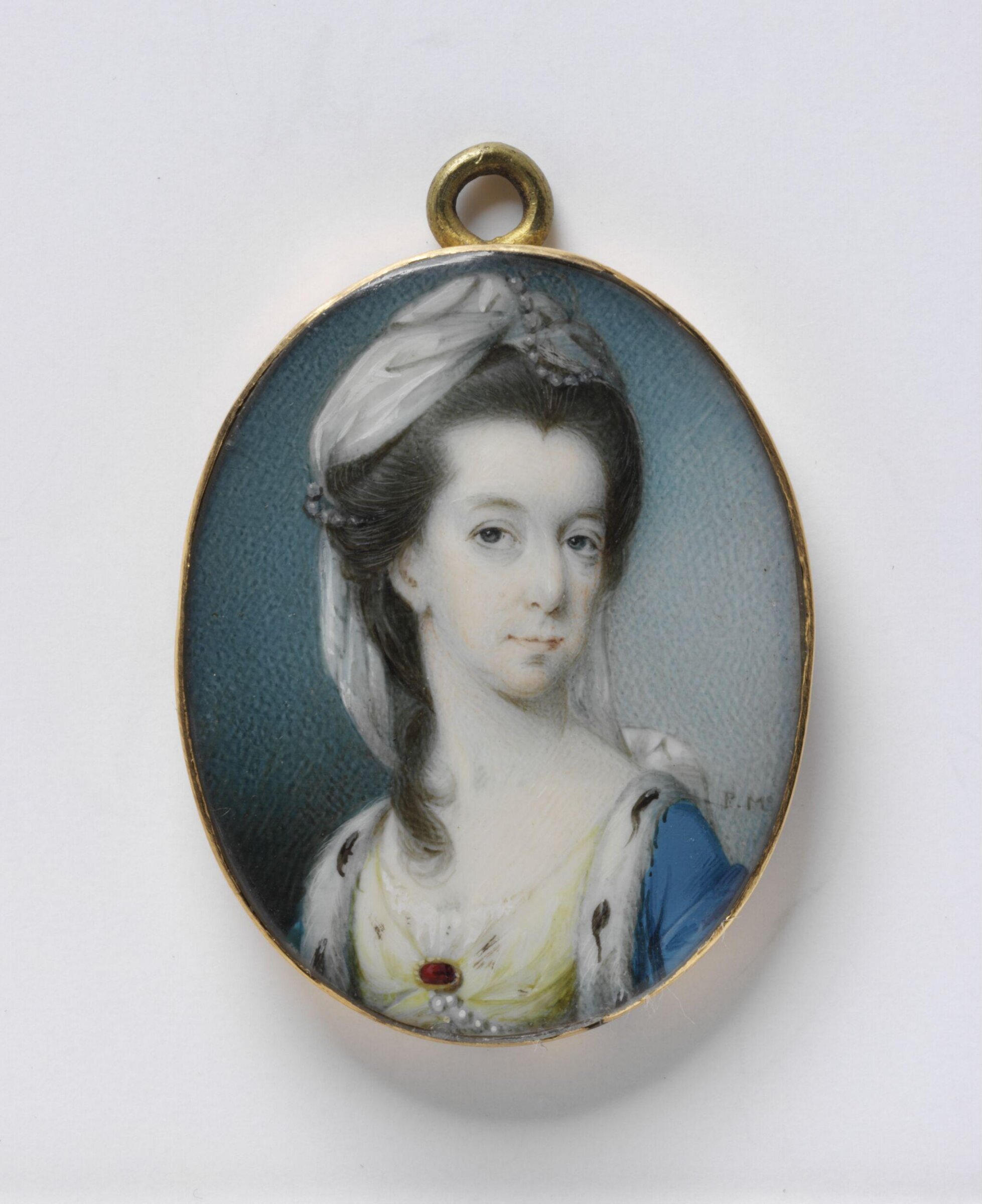Portrait of an unknown woman, Patrick John McMorland, ca. 1770