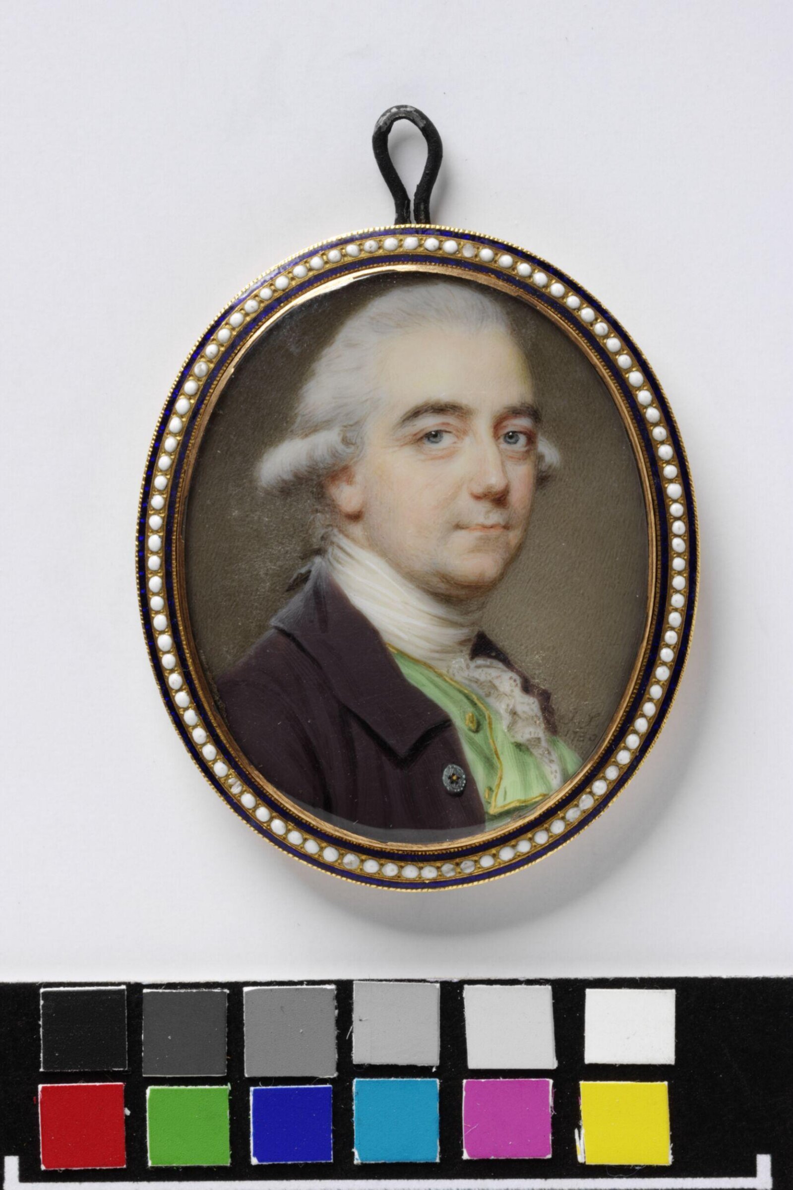 Portrait of Admiral Loraine, John Smart, 1780