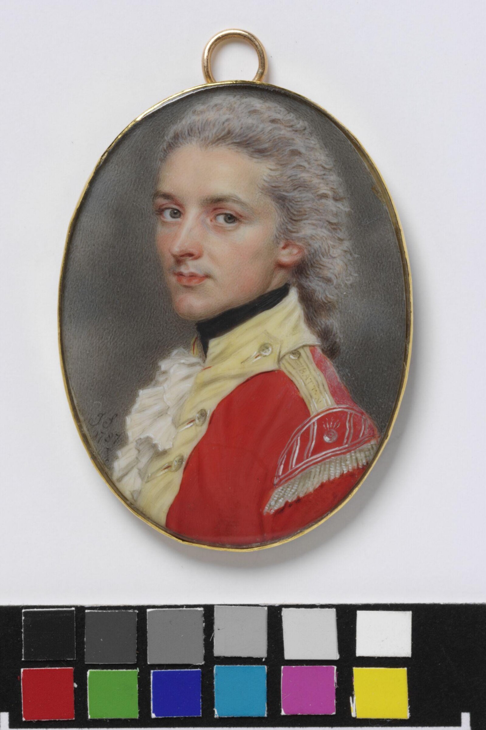 Portrait Miniature of Captain W. S. Dawe of the Indian Infantry, John Smart, 1787