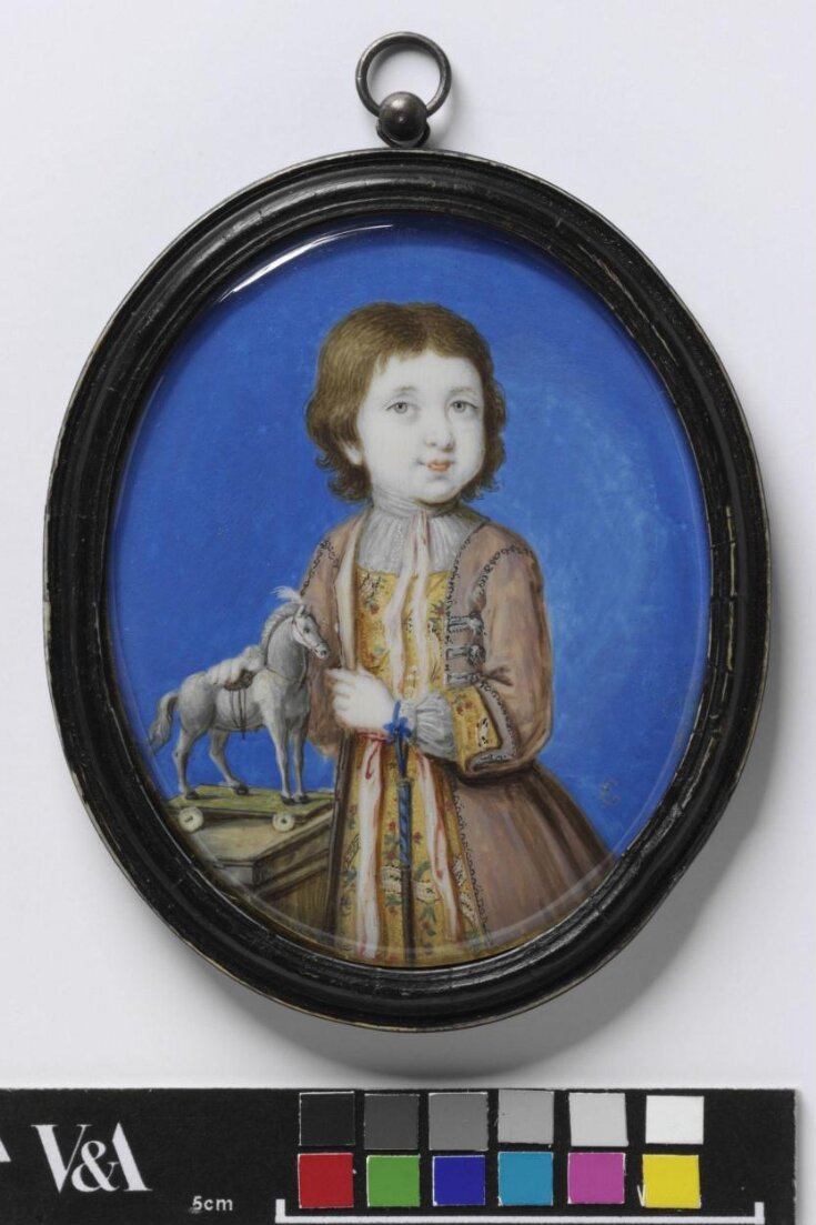 Portrait miniature of Richard Whitmore aged 3 top image