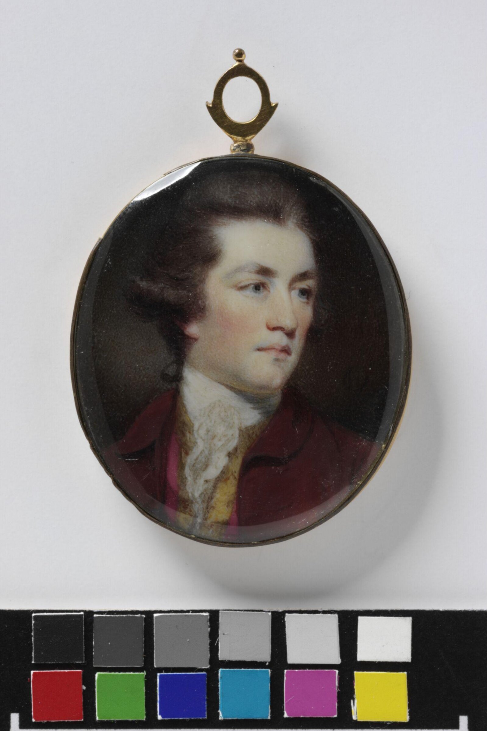 Portrait of an unknown man, thought to be John Frederick Sackville, 3rd Duke of Dorset, Ozias Humphry, ca. 1773